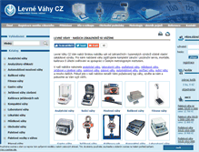 Tablet Screenshot of levnevahy.cz